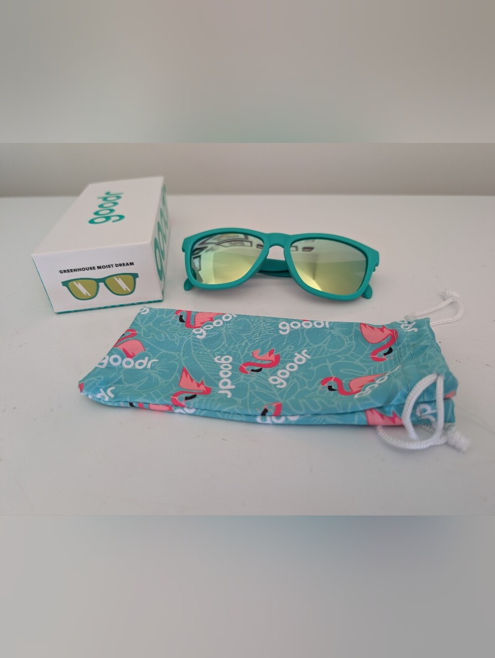 NEW/NIB Goodr Greenhouse Moist Dream Sunglasses